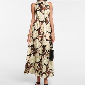 Sir The Label Neutral Floral Maxi Dress